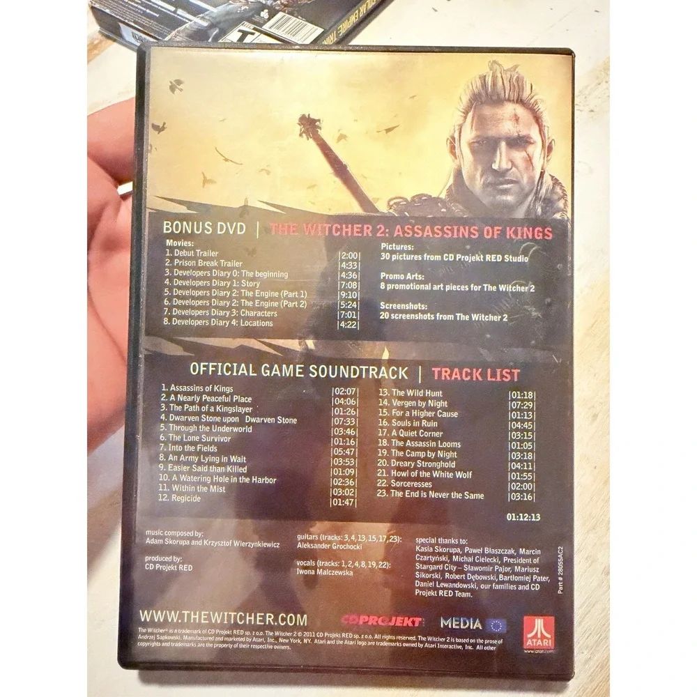 The Witcher Enhanced Edition 4 Disc PC + The Witcher 2 Assassins Of Kings Set